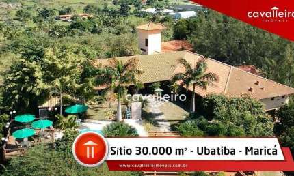 Sítio em Condomínio Rural , com 5 dormitórios à venda, 30000 m² por R$ 3.800.000 - Ubatiba - Maricá/RJ
