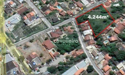 Terreno à venda, com 4244 m², à venda por R$ 2.000.000,00 - Centro - Maricá/RJ
