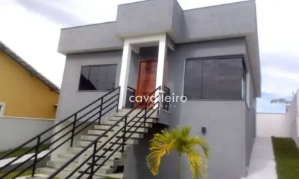Casa em Condomínio Fechado, com 99 m² , com 2 quartos sendo 1 suíte, à venda por R$ 450.000 , Inoã - Maricá - RJ