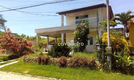 Casa Duplex em Condomínio Fechado, com 270 m²,  com 4 quartos sendo 2 suítes, área Gourmet, à venda por R$ 650.000 , Inoã - Maricá/RJ
