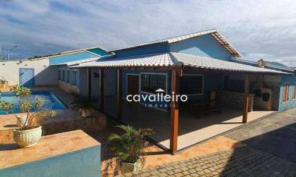 MANSÃO NA PRAIA DE PONTA NEGRA, MARICÁ-7 QTS, PISCINA E CHURR.- ÓTIMO PARA POUSADA OU CASA DE FESTAS