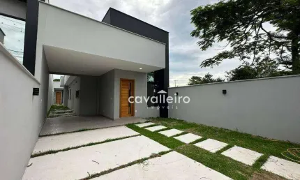 Casa com 3 dormitórios à venda, 115 m² por r$ 530.000,00 - jardim atlântico central (itaipuaçu) - maricá/rj