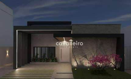 Casa em Condomínio Fechado, 3 quartos sendo 1 suíte, com 140 m², à venda por R$ 700.000 , Inoã - Maricá/ RJ