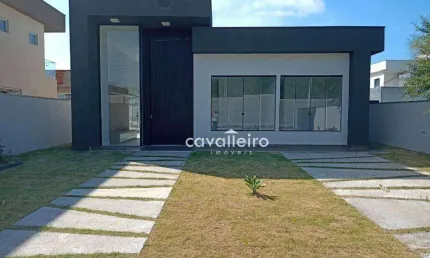 Casa condomínio Solaris, 4 dormitórios, 2 suítes, 140 m² - Cajueiros (Itaipuaçu) - Maricá/RJ