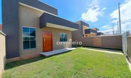 Casa com 2 dormitórios sendo 1 Suíte  e 72 m² a apenas 50 metros da praia de Cordeirinho - Maricá/RJ