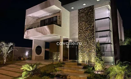R$1,6 Mi - CASA APAIXONANTE, 5  QUARTOS , ENERGIA SOLAR, PISCINA E ÁREA GOURMET, COND. LANDSCAPE,  MARICÁ-RJ