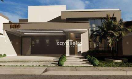 Casa Condomínio Alphaville 1, Piscina e área Gourmet, com 3 dormitórios à venda, 167 m² por R$ 1.100.000 - Inoã - Maricá/RJ