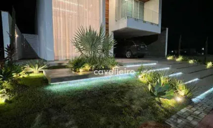 Casa Alphaville 2, Área Gourmet, Piscina, com 4 dormitórios à venda, 307 m² por R$ 2.150.000 - Inoã - Maricá/RJ