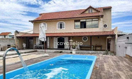 CASA PÉ NA AREIA EM GUARATIBA - MARICÁ-RJ EM UM TERRENÃO DE 960m2- 3 QUARTOS, PISCINA E ENERGIA SOLAR!