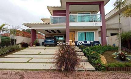 CASA DE LUXO, MOBILIADA NO LANDSCAPE MARICÁ. 5 QUARTOS 4 SUÍTES, PISCINA &amp; ÁREA GOURMET