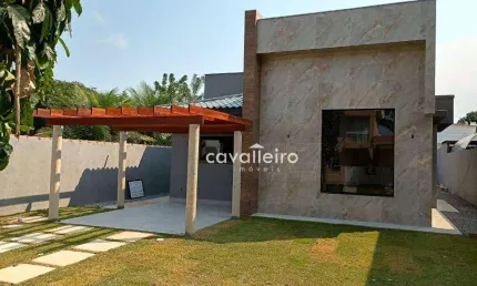 Casa em Condomínio Fechado, 3 quartos sendo 1 suíte, com 101 m² à venda por R$ 540.000 , Inoã - Maricá/RJ