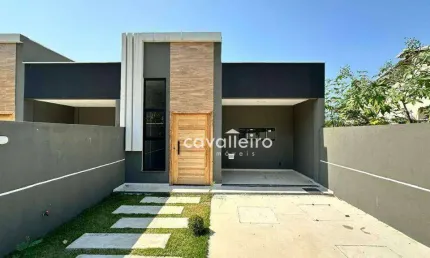 Casa com 3 dormitórios à venda, 90 m²  Barroco (Itaipuaçu) - Maricá/RJ