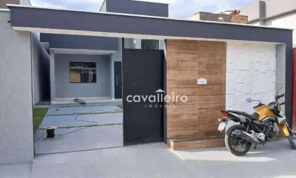 Linda casa com 2 dormitórios à venda, 83 m² por R$ 420.000 - Inoã - Maricá/RJ