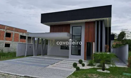 Casa no Condomínio Ubá, 4 quartos , sendo 2 suítes, piscina e área gourmet, à venda por R$920.000,00 - Maricá - Rj