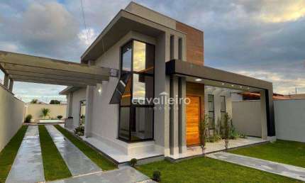 CASA COM PISCINA NO JARDIM ATLÂNTICO LESTE, ITAIPUAÇU - 3 QUARTOS, 1 SUÍTE R$850.000