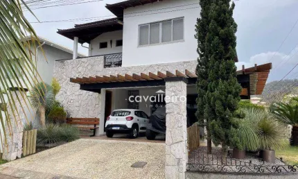 CASA MOBILIADA, 4 QUARTOS - PISCINA, SAUNA, JACUZZI, ÁREA GOURMET - COND. BOSQUE DE ITAPEBA, MARICÁ
