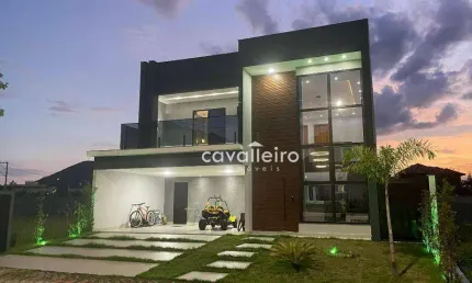 CASA 4 QUARTOS EXCLUSIVA NO ALPHAVILLE 2 -  PLANEJADOS, ENERGIA SOLAR, PISCINA, JACUZZI E ÁREA GOURMET