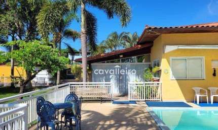 Casa com 3 dormitórios à venda, 280 m² por r$ 2.500.000,00 - são josé de imbassai - maricá/rj