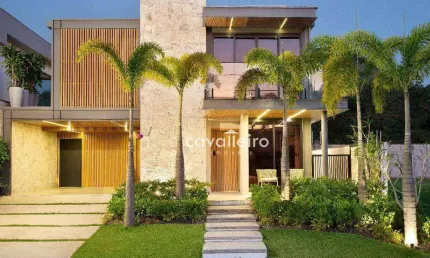 CASA MOBILIADA, COM ALEXA! 4 QUARTOS, ÁREA GOURMET PREMIADA E PISCINA NO ALPHAVILLE - MARICÁ-RJ