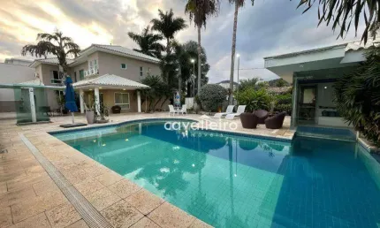 MANSÃO ESPETACULAR NO CONDOMÍNIO BOSQUE DE ITAPEBA - 5 SUÍTES - PISCINA - SAUNA - ÁREA GOURMET