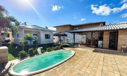 Casa Mobiliada em Condomínio com 2 quartos, piscina e área gourmet à venda, 130 m² por R$ 590.000 - Flamengo - Maricá/RJ