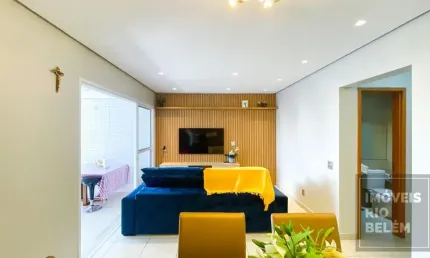 Torre solazzo, 112m², 3 suítes, 2 vagas, pedreira – belém pa