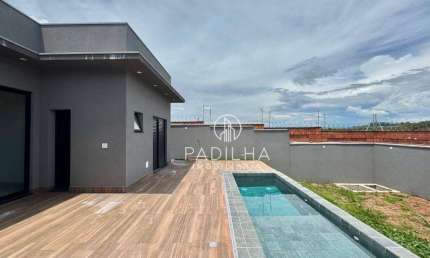Casa com 3 dormitórios, 153 m² - venda por R$ 1.195.000 ou aluguel por R$ 7.596/mês - Condomínio Terras de San Tiago -Bonfim Paulista - Ribeirão Preto