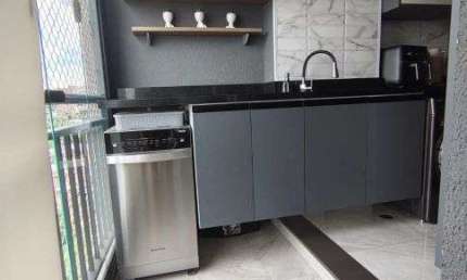 Apartamento top, com varanda integrada e lazer completo e uma rua sem saída!!!