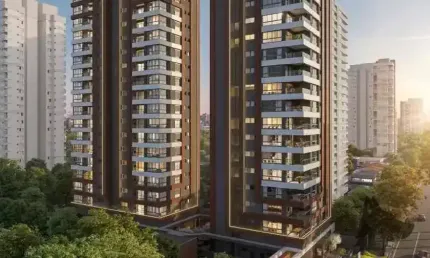 More na Água Verde apartamento 3  quartos, 3 suítes, 4  banheiros, 2  vagas de garagens