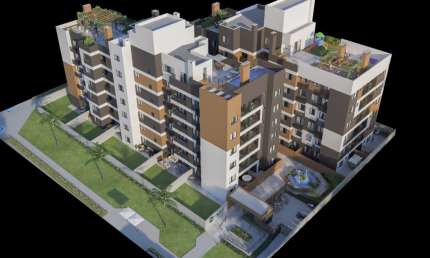 Apartamento no Novo Mundo 45 m² 2  quartos, 1  banheiro, 1  vaga