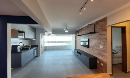 Apartamento  Frente mar com 2 dorms, Jardim Imperador