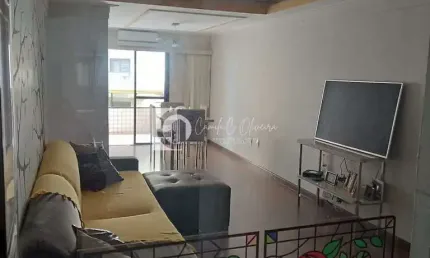 Apartamento 3 dorms, 1 suíte com vista mar, Ocian, Praia Grande