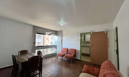 Apartamento Vista Mar, 1 dorm, Mobiliado, Real, Praia Grande