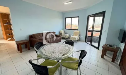 Apartamento vista lateral com 2 dorms, Real, Praia Grande