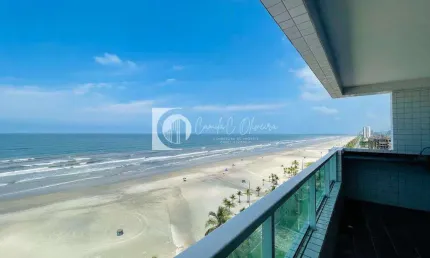 Locação Apartamento Frente Mar, 3 quartos, 1 suíte, Flórida, PG