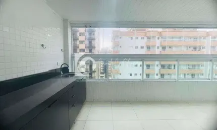 Apartamento 2 quartos, predio frente mar, caiçara, praia grande