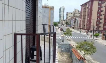 Apartamento 1 dormitório 1 vaga 350 metros da praia  à venda, 50 m² por r$ 295.000 - vila guilhermina - praia grande/sp