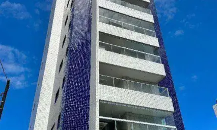 Apartamento com 2 dormitórios à venda, 62 m² por R$ 395.000 - Vila Guilhermina - Praia Grande/SP