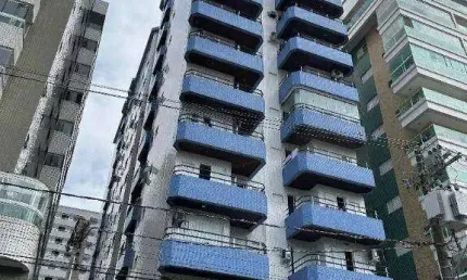 Apartamento com 2 dormitórios à venda, 84 m² por r$ 460.000 - canto do forte - praia grande/sp
