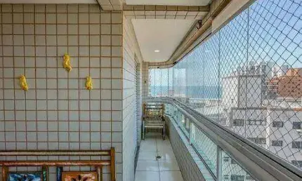 Apartamento com 2 dormitórios à venda, 90 m² por r$ 520.000 - aviação - praia grande/sp