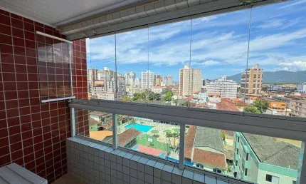 Apartamento com 2 dormitórios à venda, 78 m² por R$ 550.000 - Caiçara - Praia Grande/SP