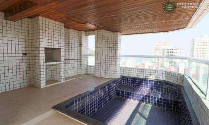 Apartamento com 4 dormitórios à venda, 205 m² por R$ 2.695.000,00 - Canto do Forte - Praia Grande/SP