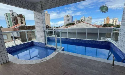 Apartamento com 1 dormitório à venda, 45 m² por R$ 289.000,00 - Balneário Pires - Praia Grande/SP