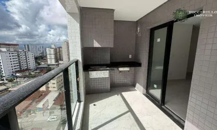 Apartamento com 2 dormitórios à venda, 92 m² por R$ 635.000 - Aviação - Praia Grande/SP