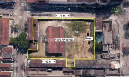 Terreno, 4000 m² - venda por R$ 30.000.000 ou aluguel por R$ 100.000/mês - Vila Matias - Santos/SP