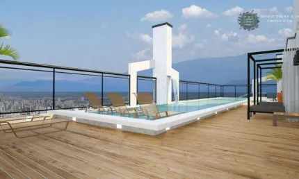 Apartamento com 2 dormitórios à venda, 90 m² por r$ 749.903 - vila guilhermina - praia grande/sp