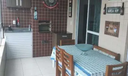Apartamento com 2 dormitórios à venda, 100 m² por R$ 670.000 - Vila Guilhermina - Praia Grande/SP