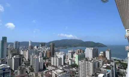 Apartamento com 3 dormitórios para alugar, 151 m² por R$ 15.000,02/mês - Ponta da Praia - Santos/SP