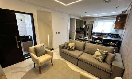Sobrado Condomínio com 2 dormitórios à venda, 88 m² por R$ 599.000 - Vila Guilhermina - Praia Grande/SP