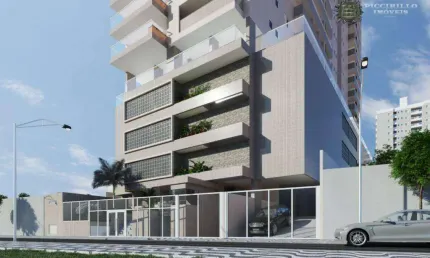 Apartamento com 3 dormitórios à venda, 140 m² por R$ 1.056.225 - Vila Guilhermina - Praia Grande/SP